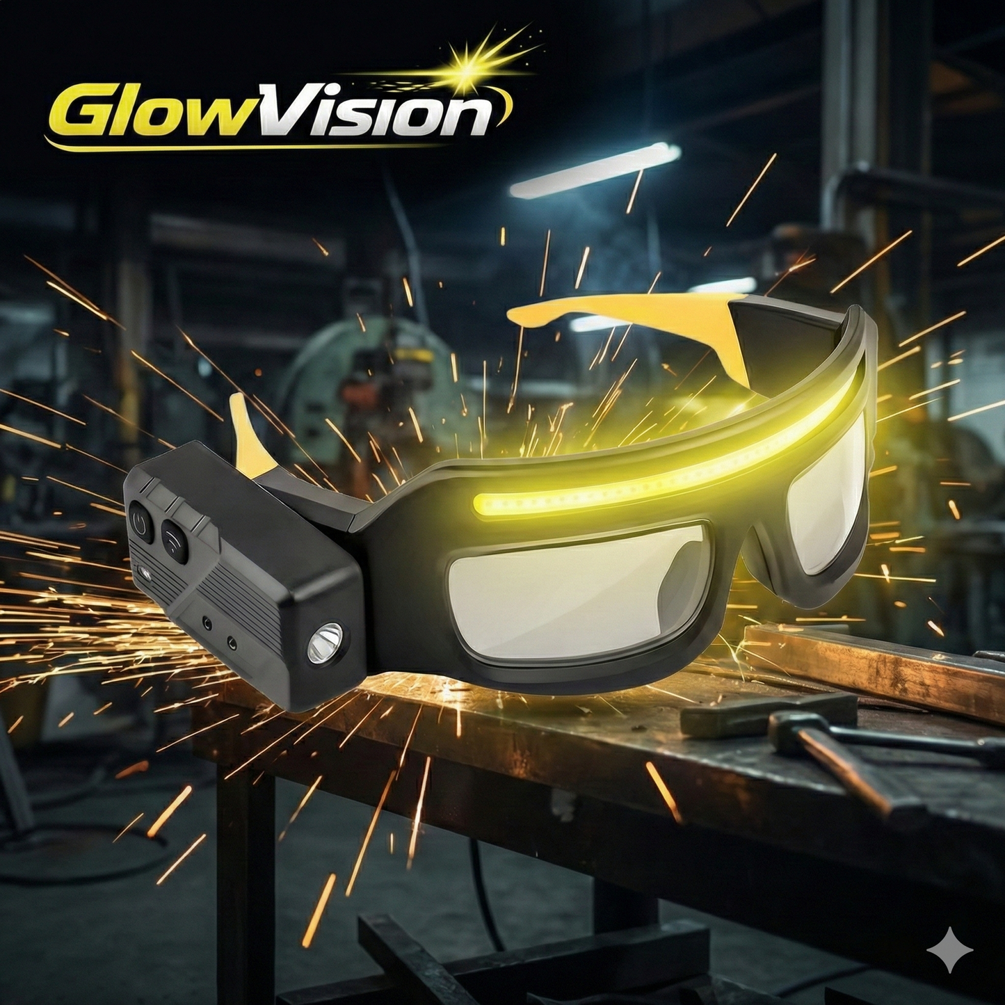 GlowVision - Innowacyjne Gogle Warsztatowe LED